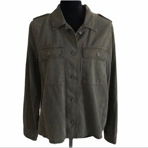 Lucky Brand Boxy Lightweight Utility Jacket / Shacket Size Medium